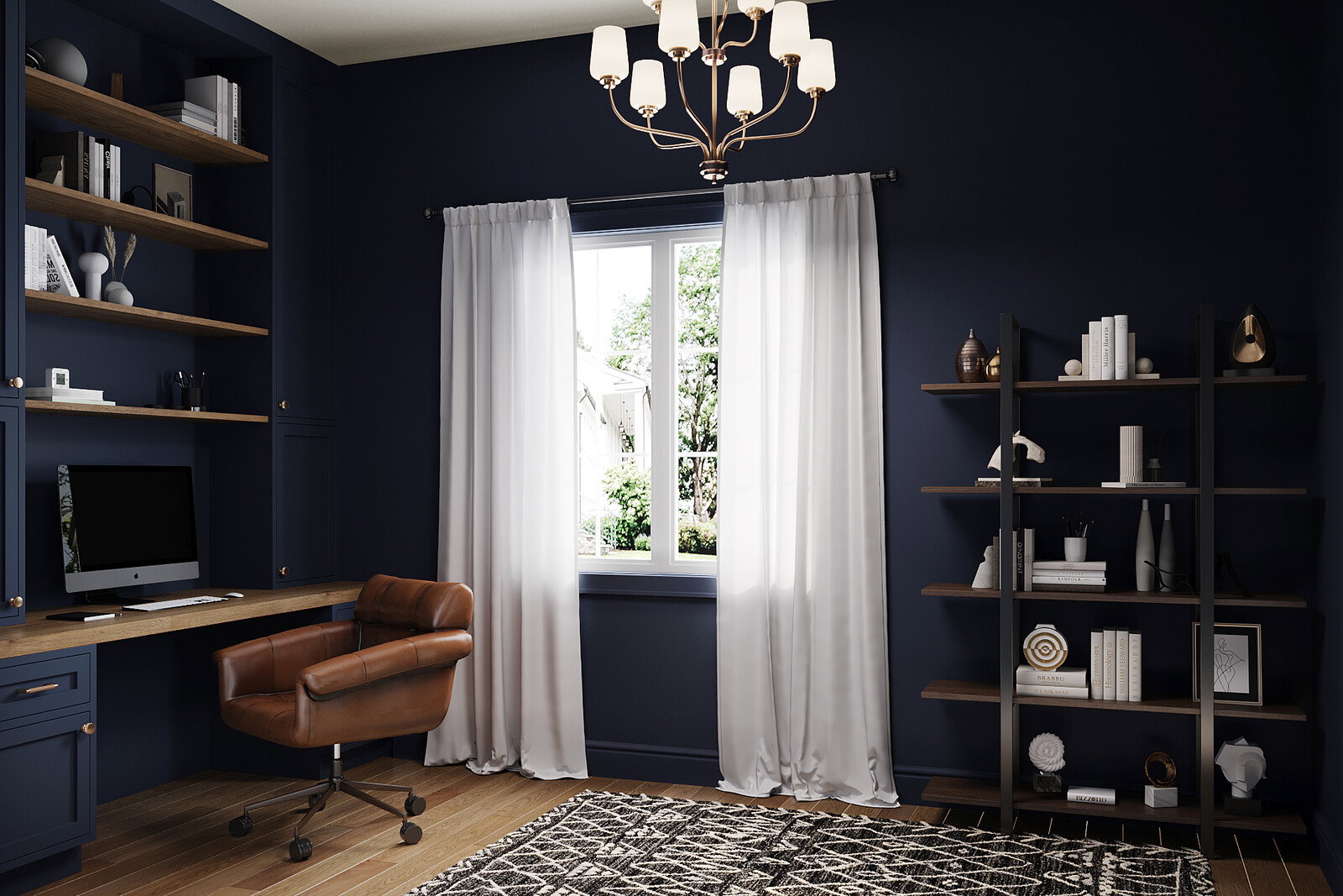 Online Designer Home Office 3D Model 3