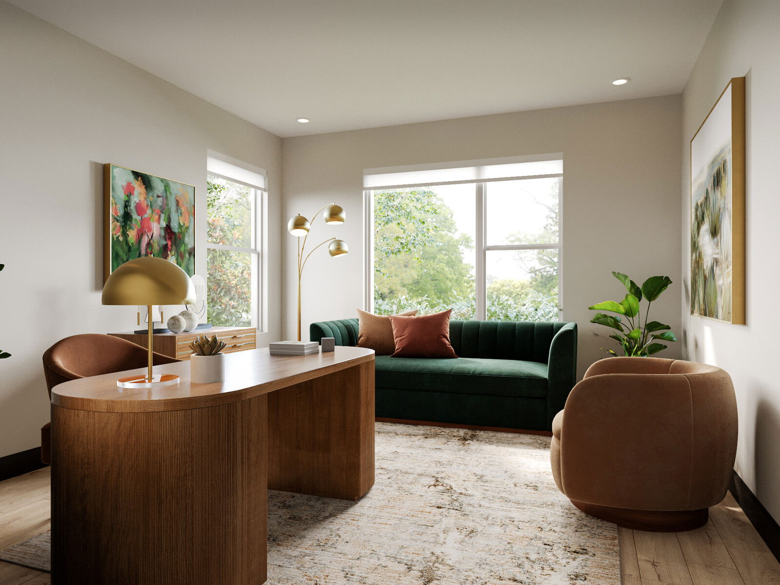 Timeless Creative Home Interior Design Rendering thumb