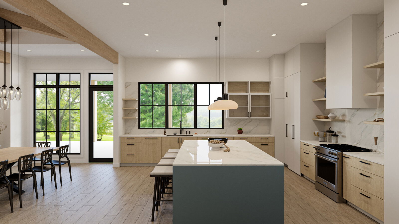 Online Designer Kitchen 3D Model 2