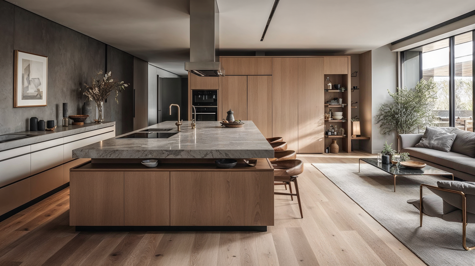 Modern Kitchen Renovation with Statement Island