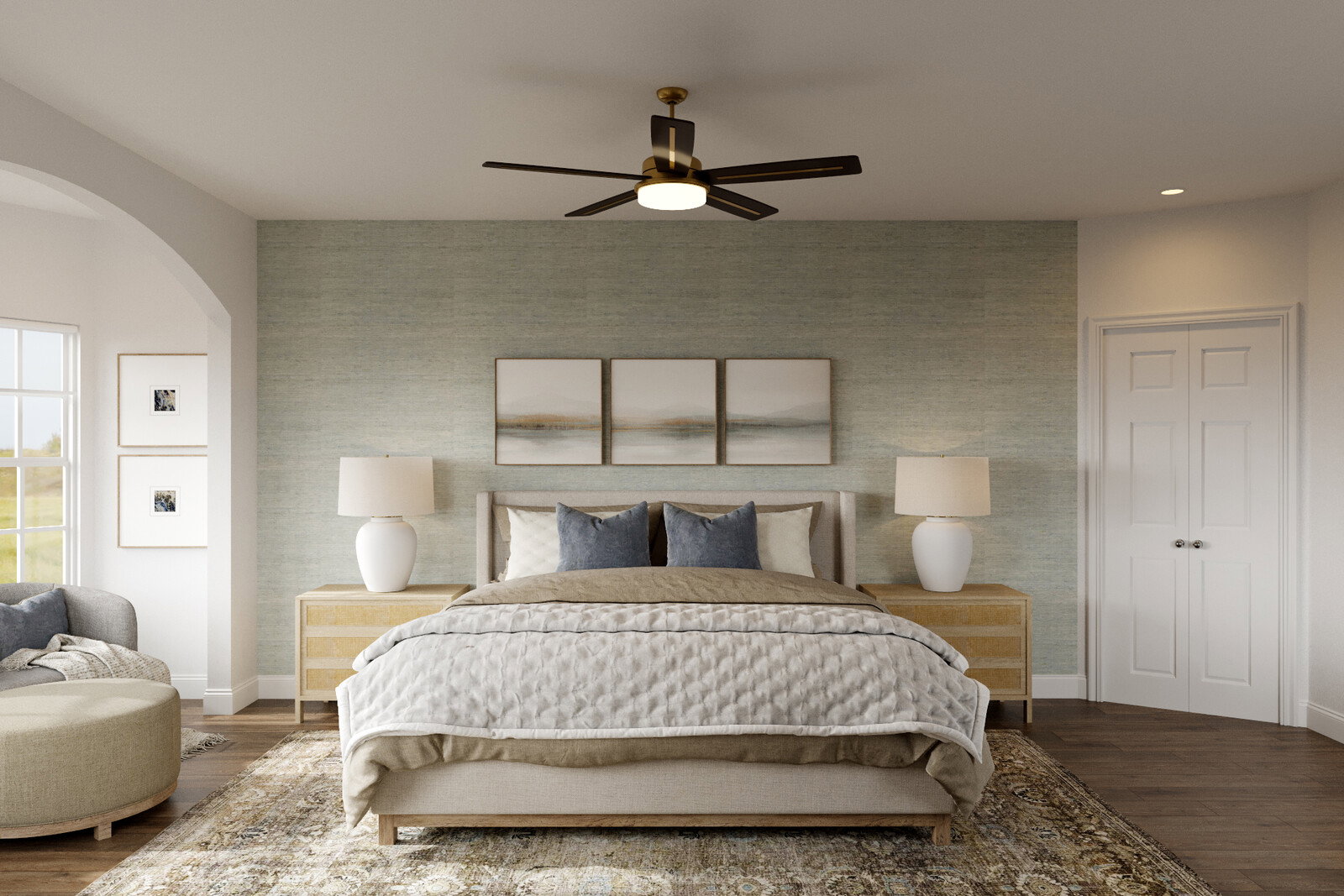 Cozy Beach Primary Bedroom Rendering thumb