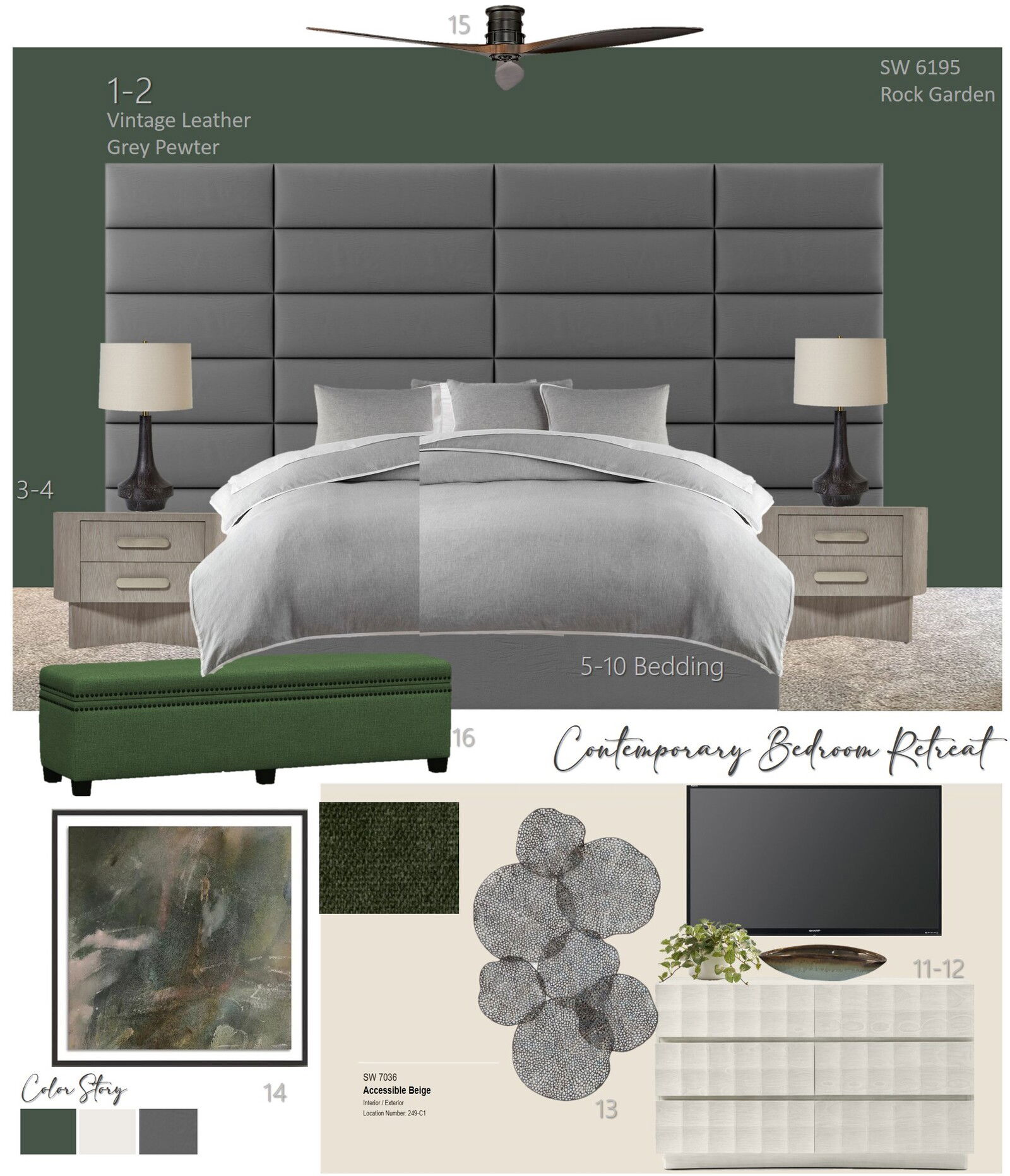 Ideas de diseño interior de dormitorio en línea