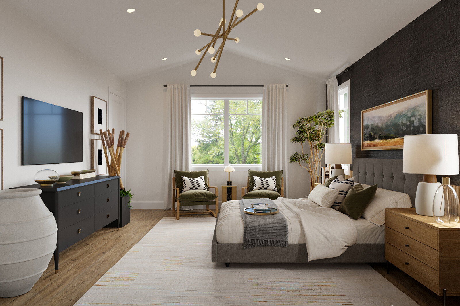 Online Designer Bedroom 3D Model 2