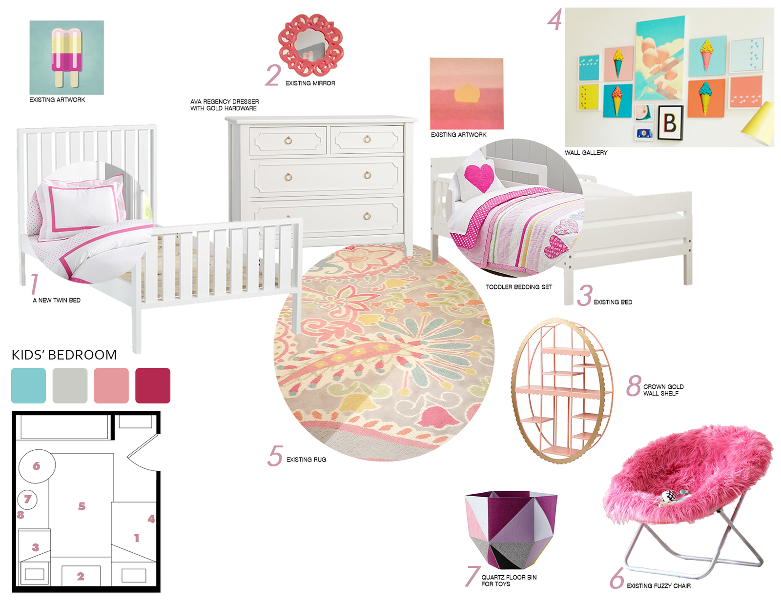 Online Designer Kids Room Interior Design Ideas