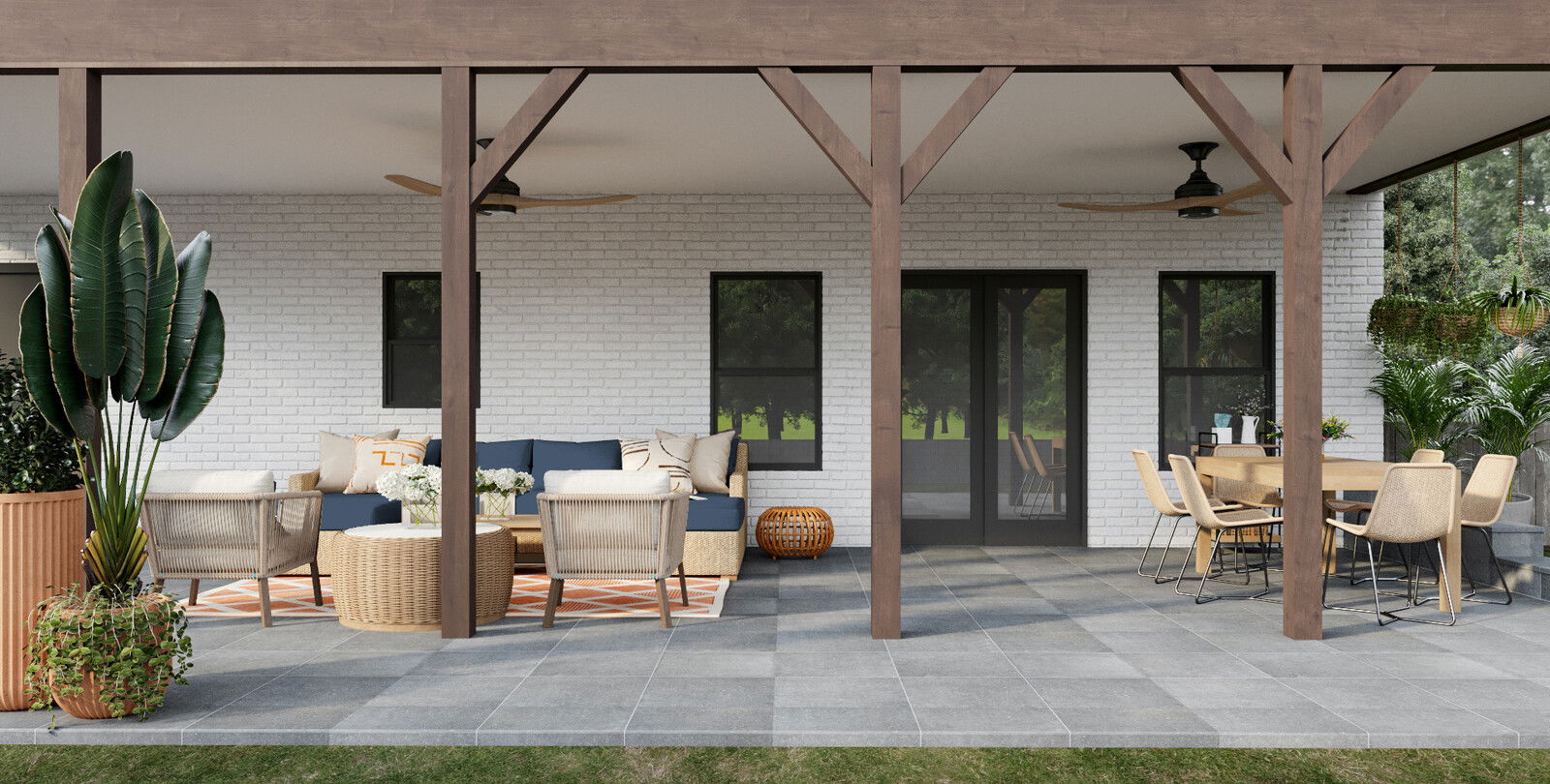 Online Designer Patio 3D Model 3