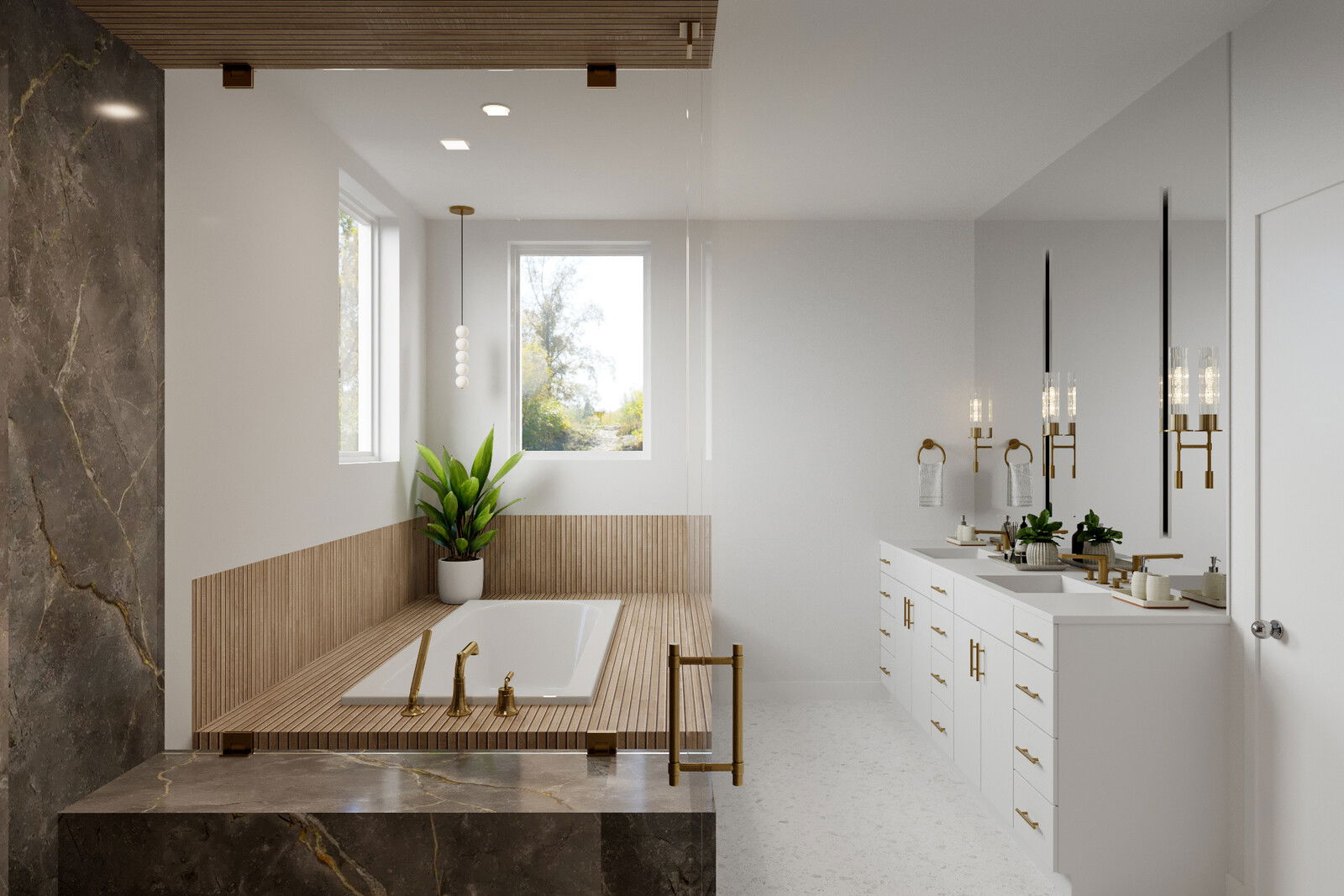 Online Designer Bathroom 3D Model 3