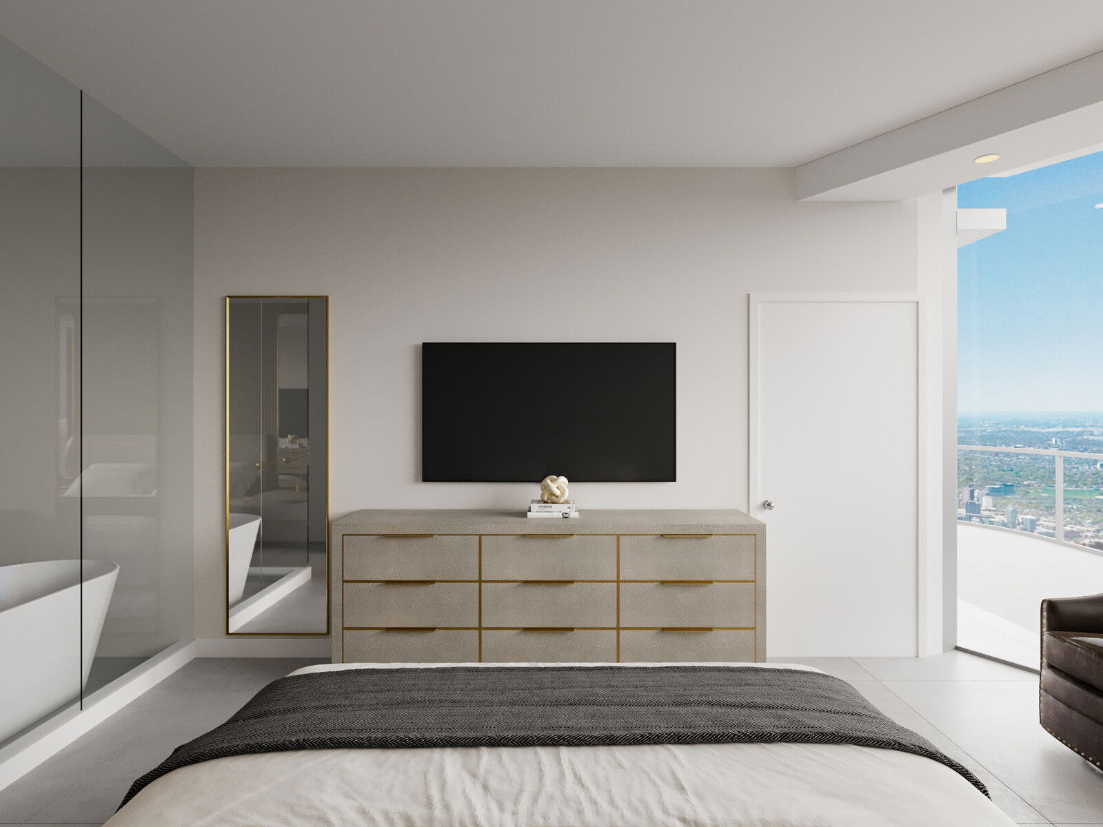 Online Designer Bedroom 3D Model 3