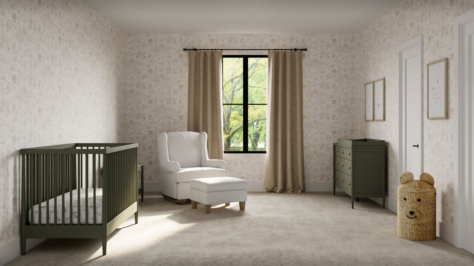 Diseño Interior de Hogar Luminoso y Calmante Rendering thumb