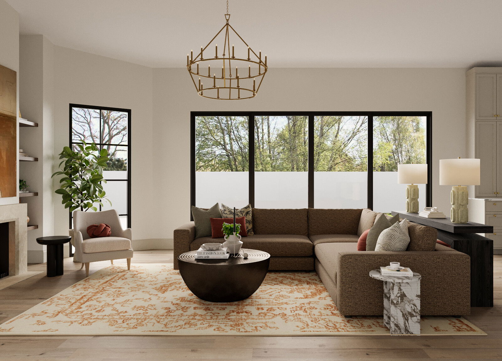 Online Designer Living Room 3D Model 3