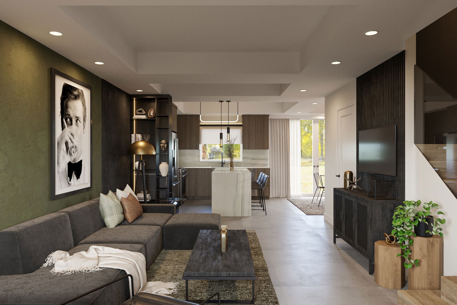 Online Designer Living Room 3D Model 3