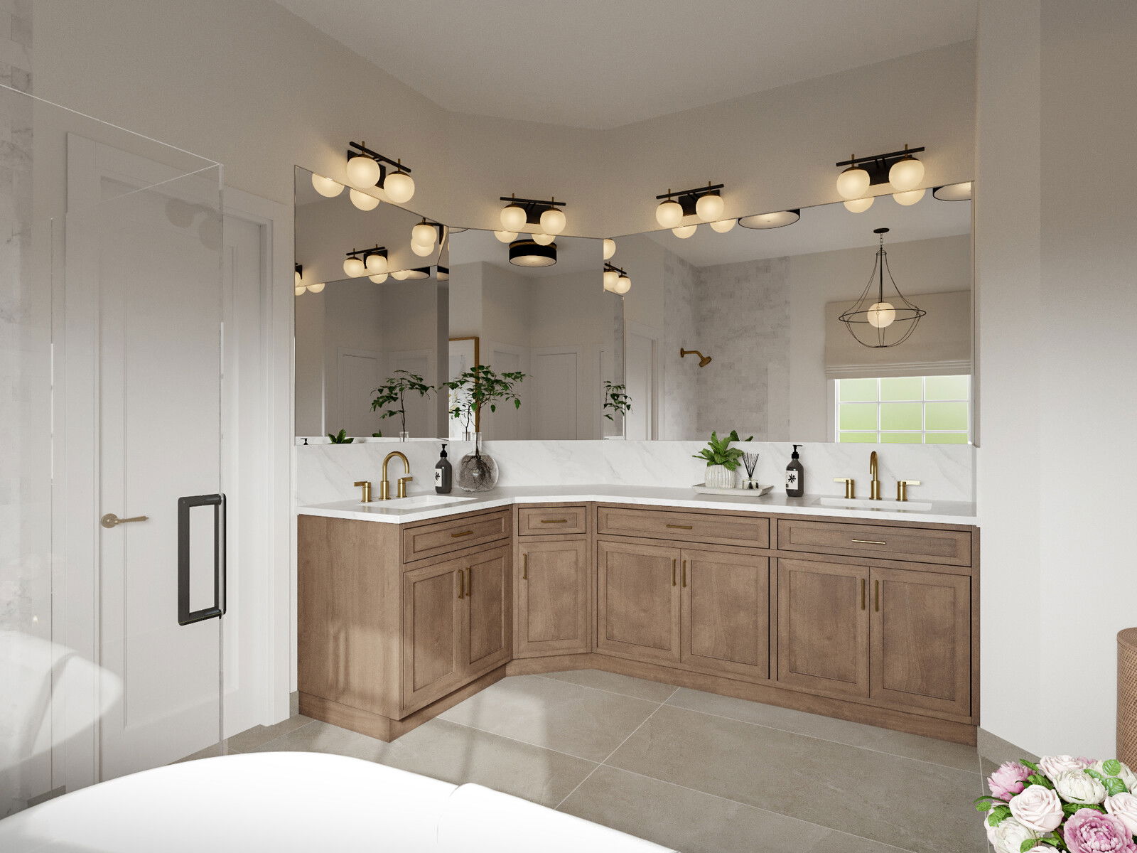 Online Designer Bathroom 3D Model 3