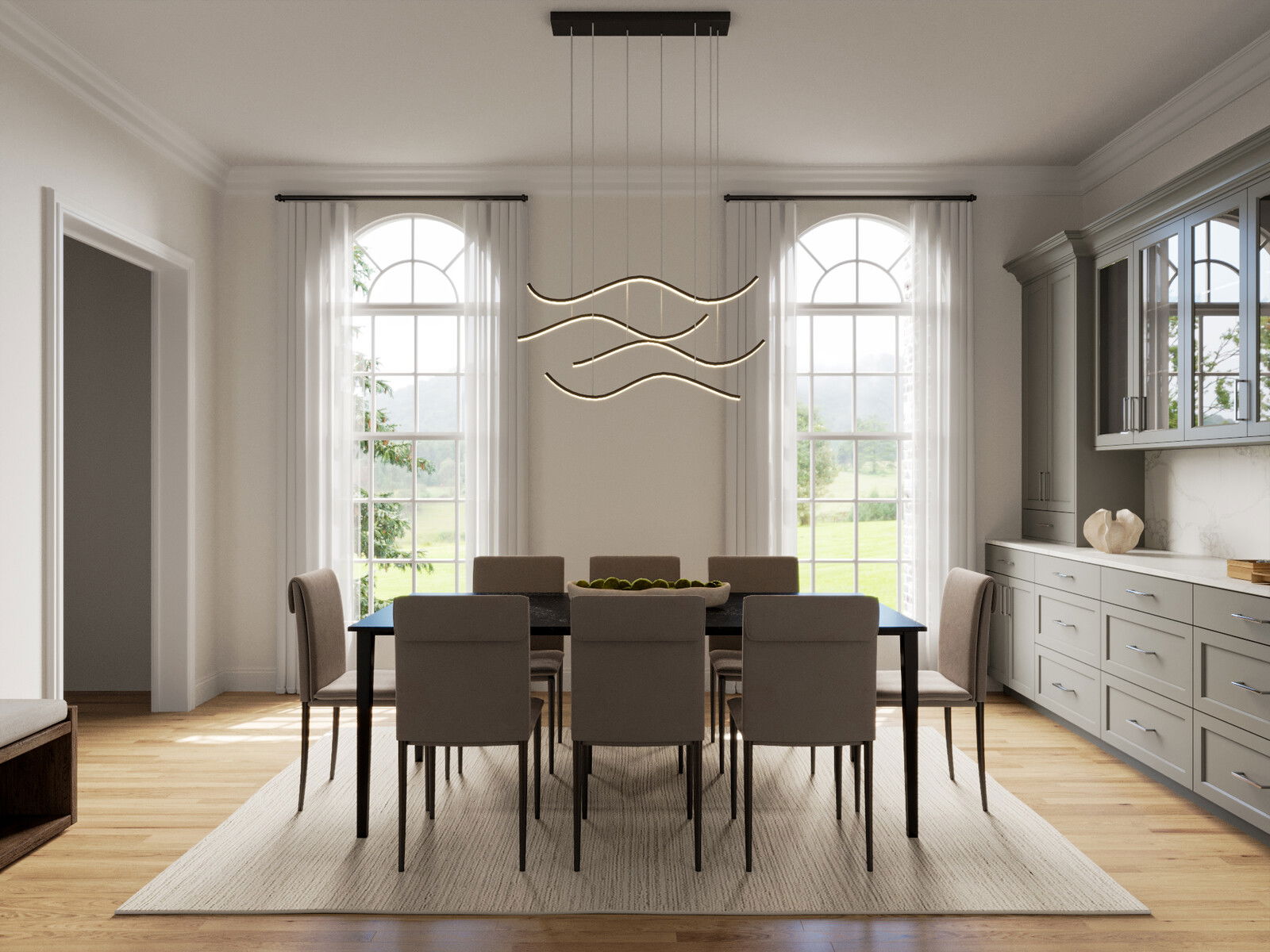 Online Designer Dining Room 3D Model 3