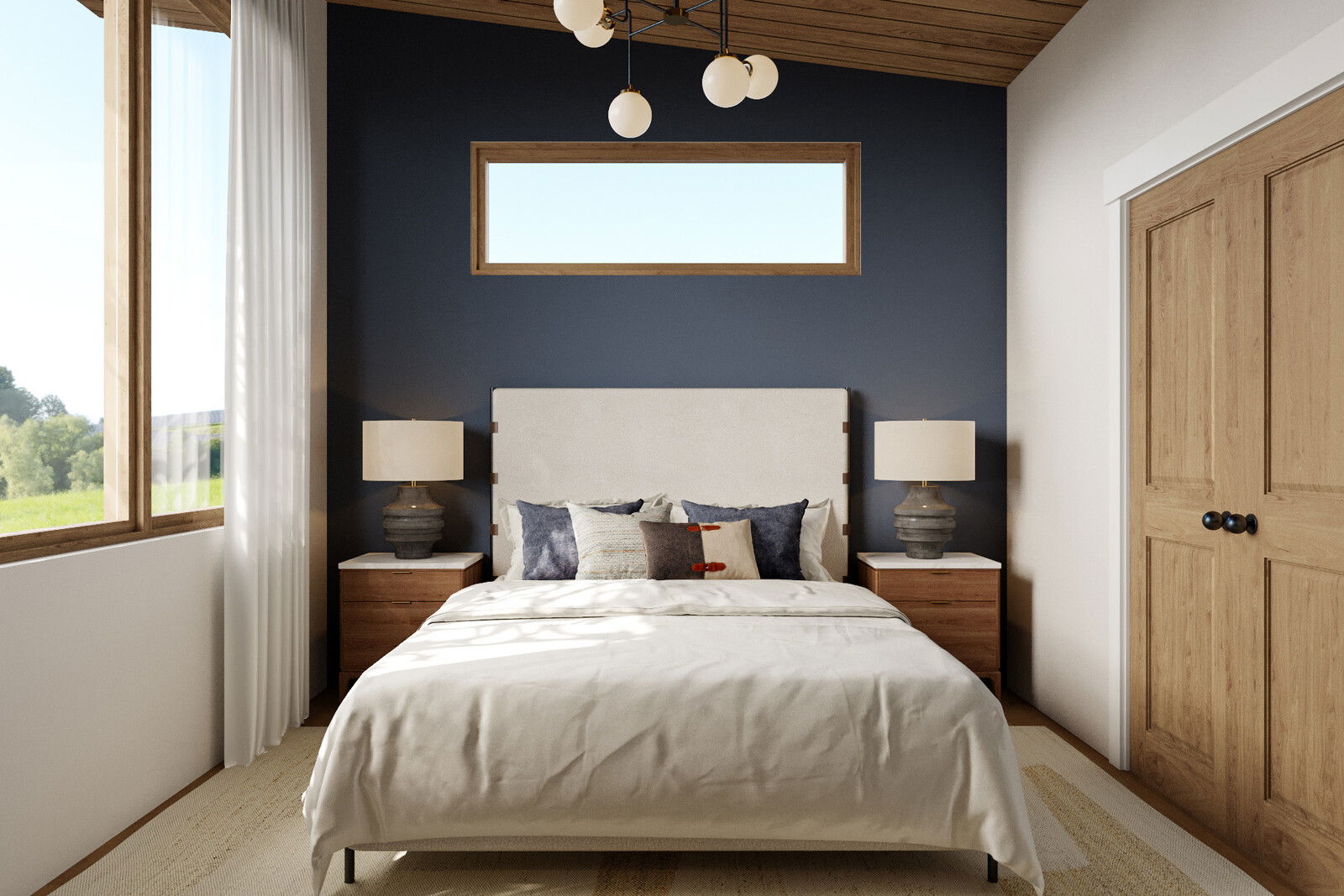 Online Designer Bedroom 3D Model 1