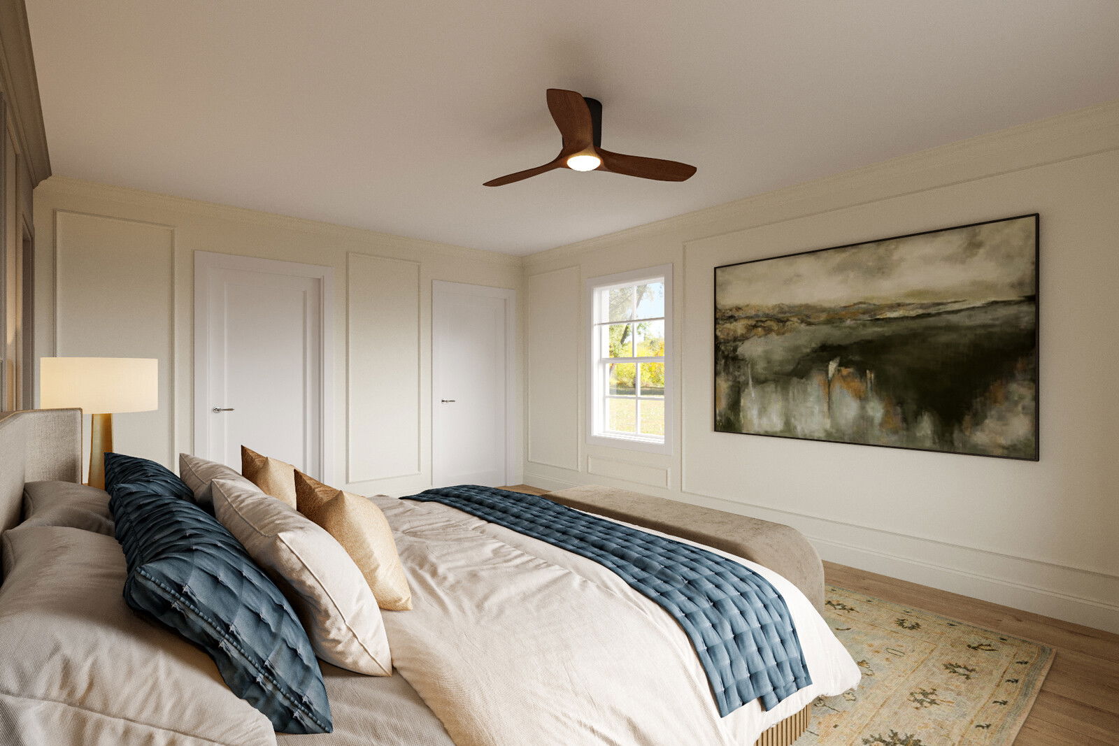 Online Designer Bedroom 3D Model 3