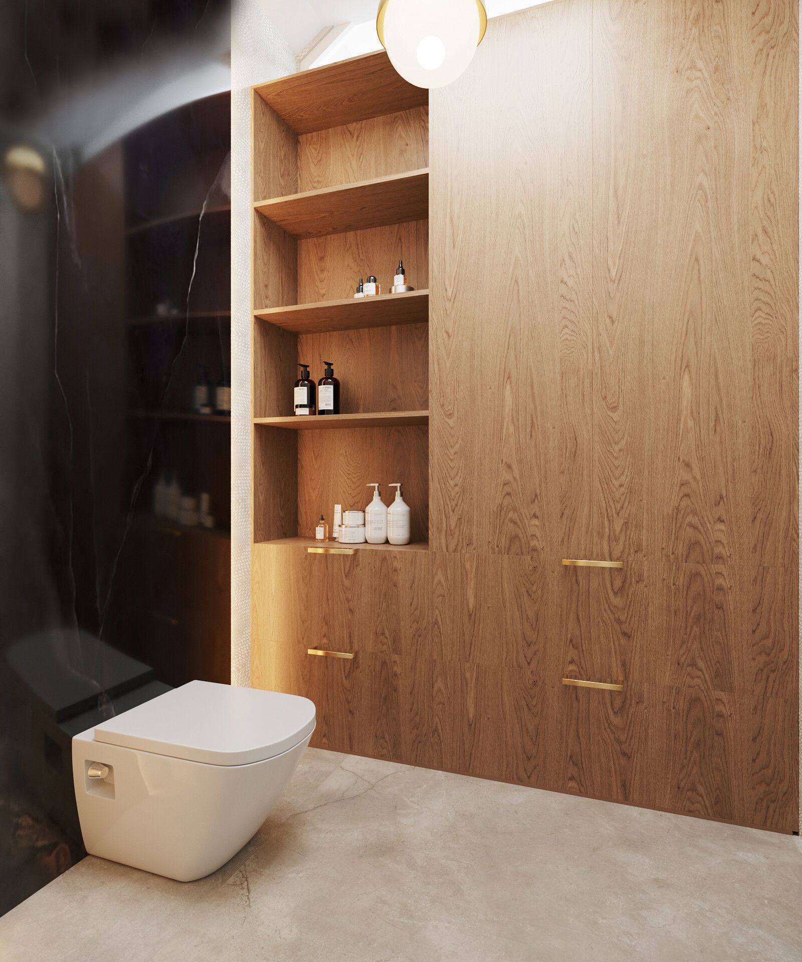Online Designer Bathroom 3D Model 3