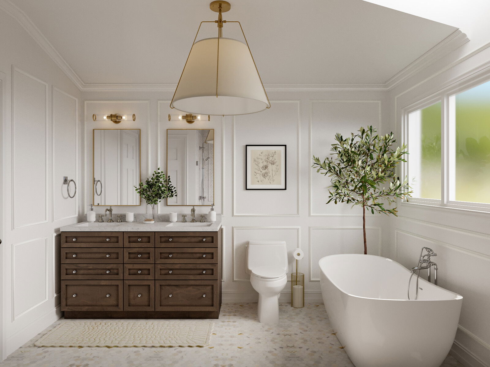 Online Designer Bathroom 3D Model 2