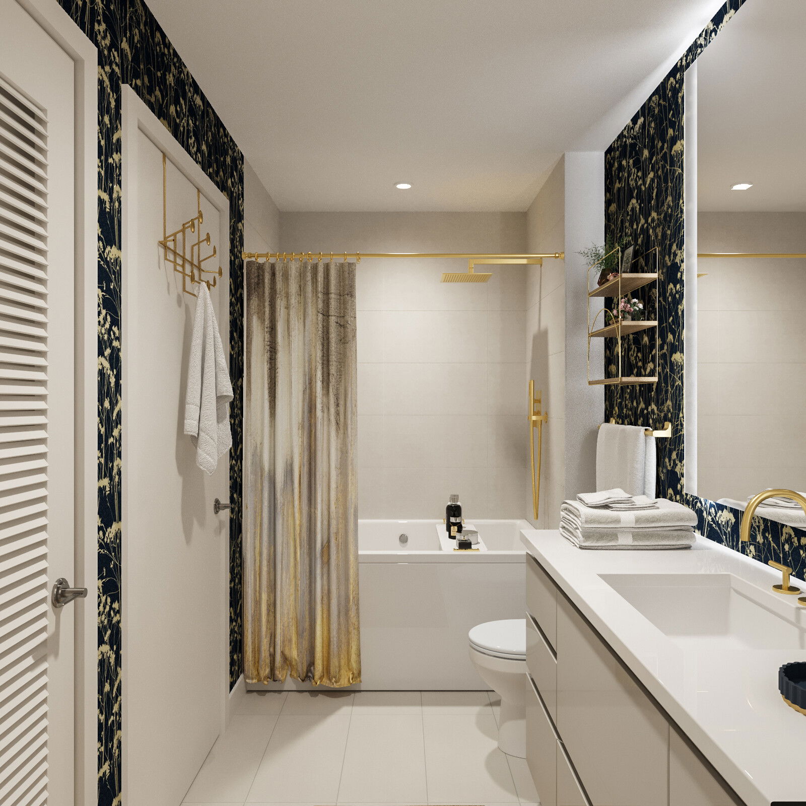 Modelo 3D de Baño de Diseñador en Línea 8
