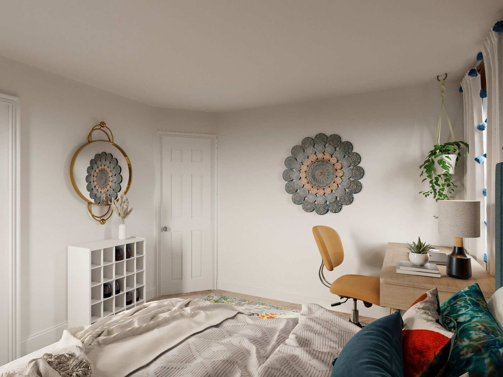 Modelo 3D de Dormitorio del Diseñador en Línea 1