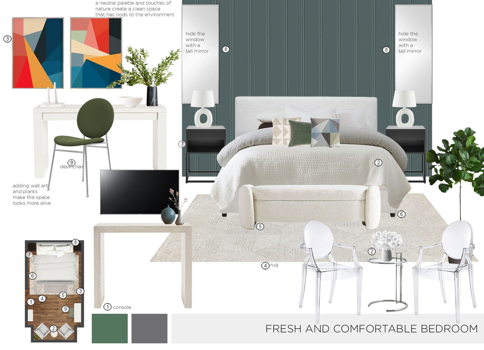 Ideas de diseño interior de dormitorio en línea