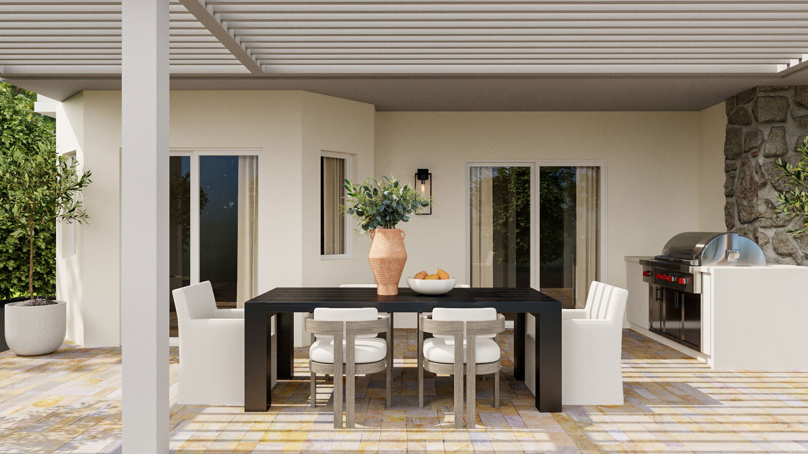 Online Designer Patio 3D Model 3