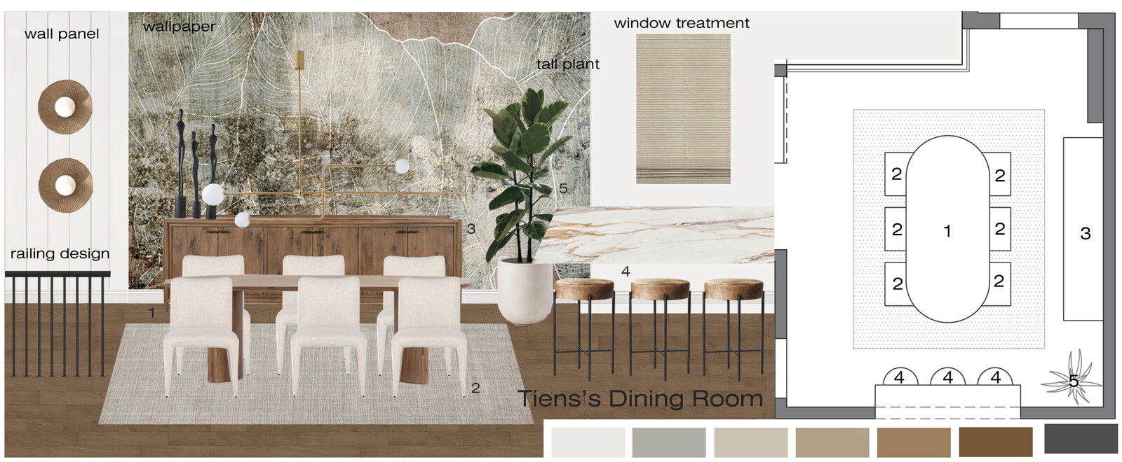 Online Designer Dining Room Interior Design Ideas