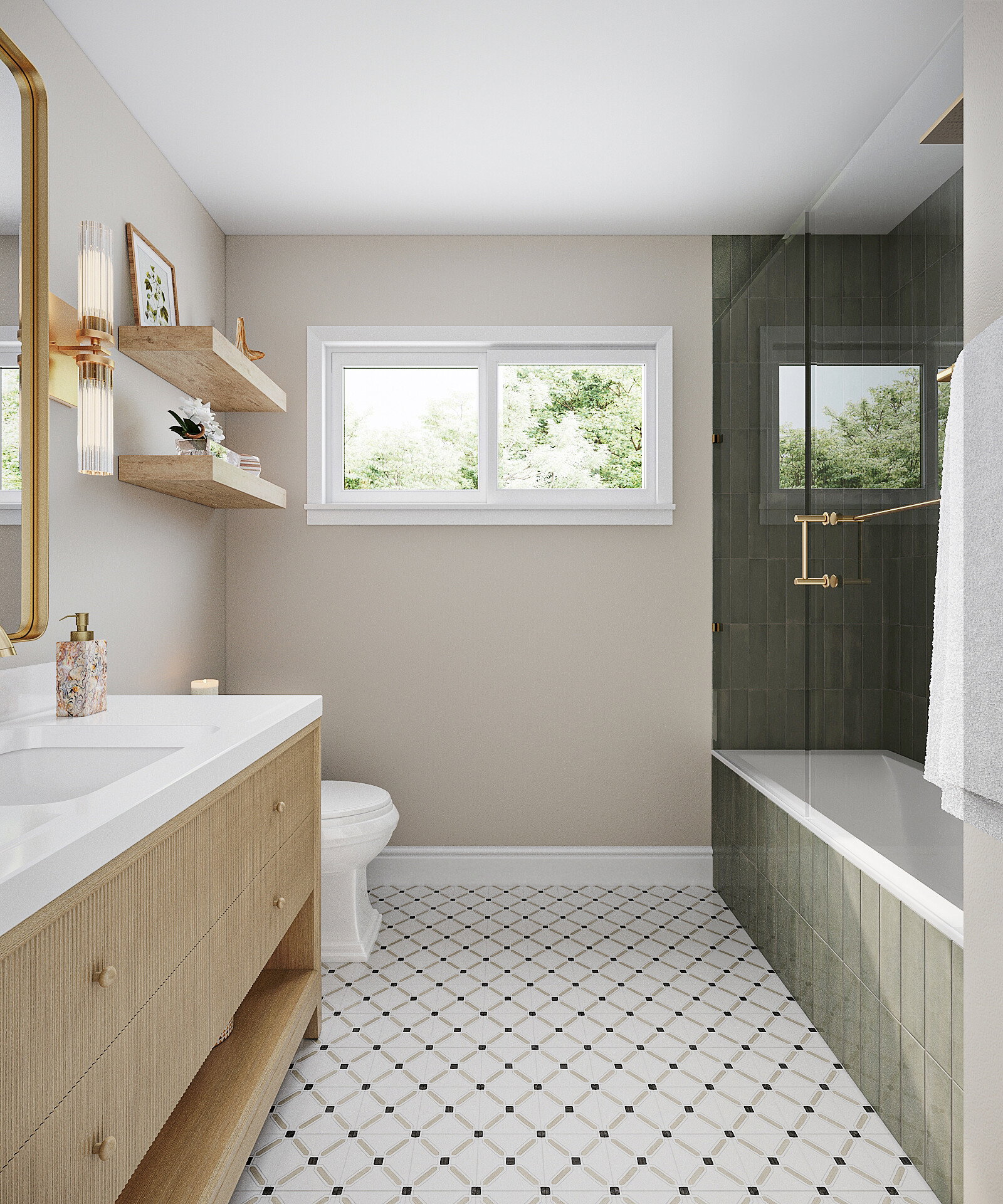 Online Designer Bathroom 3D Model 2