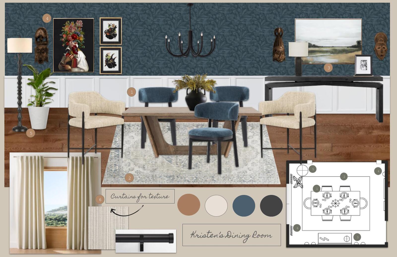 Online Designer Dining Room Interior Design Ideas