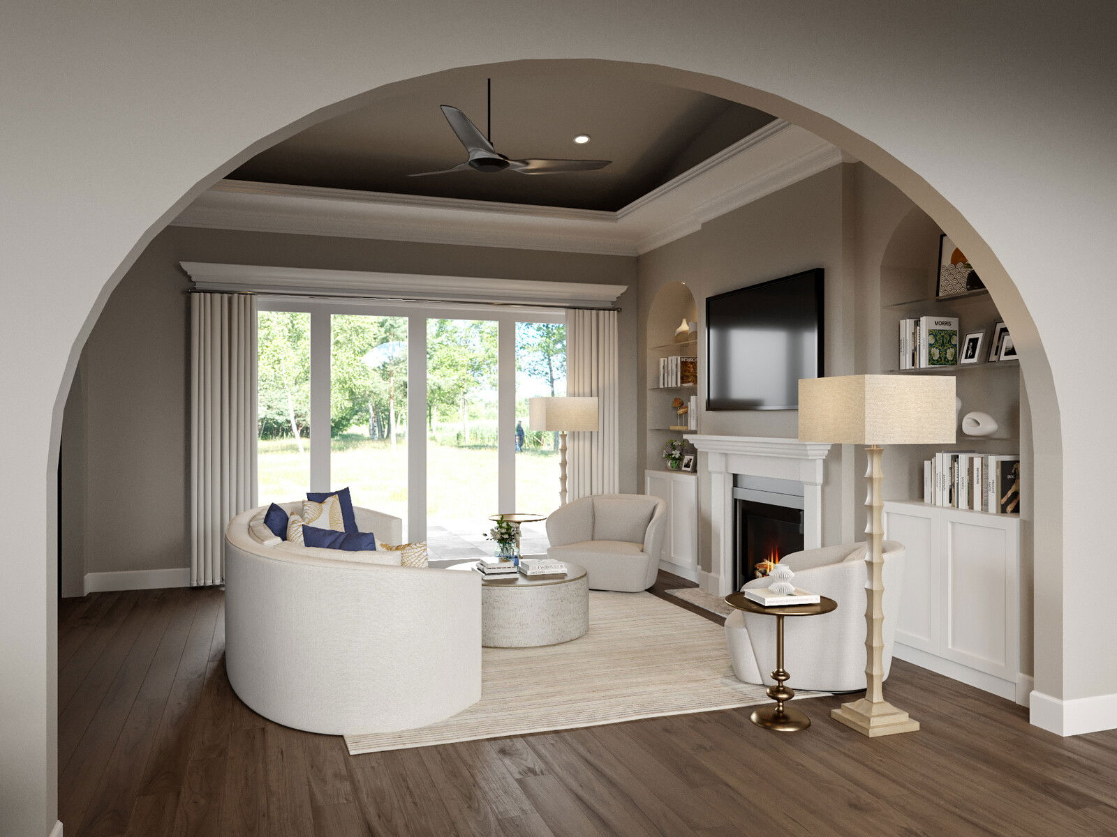 Modelo 3D Sala-Comedor del Diseñador en Línea 2