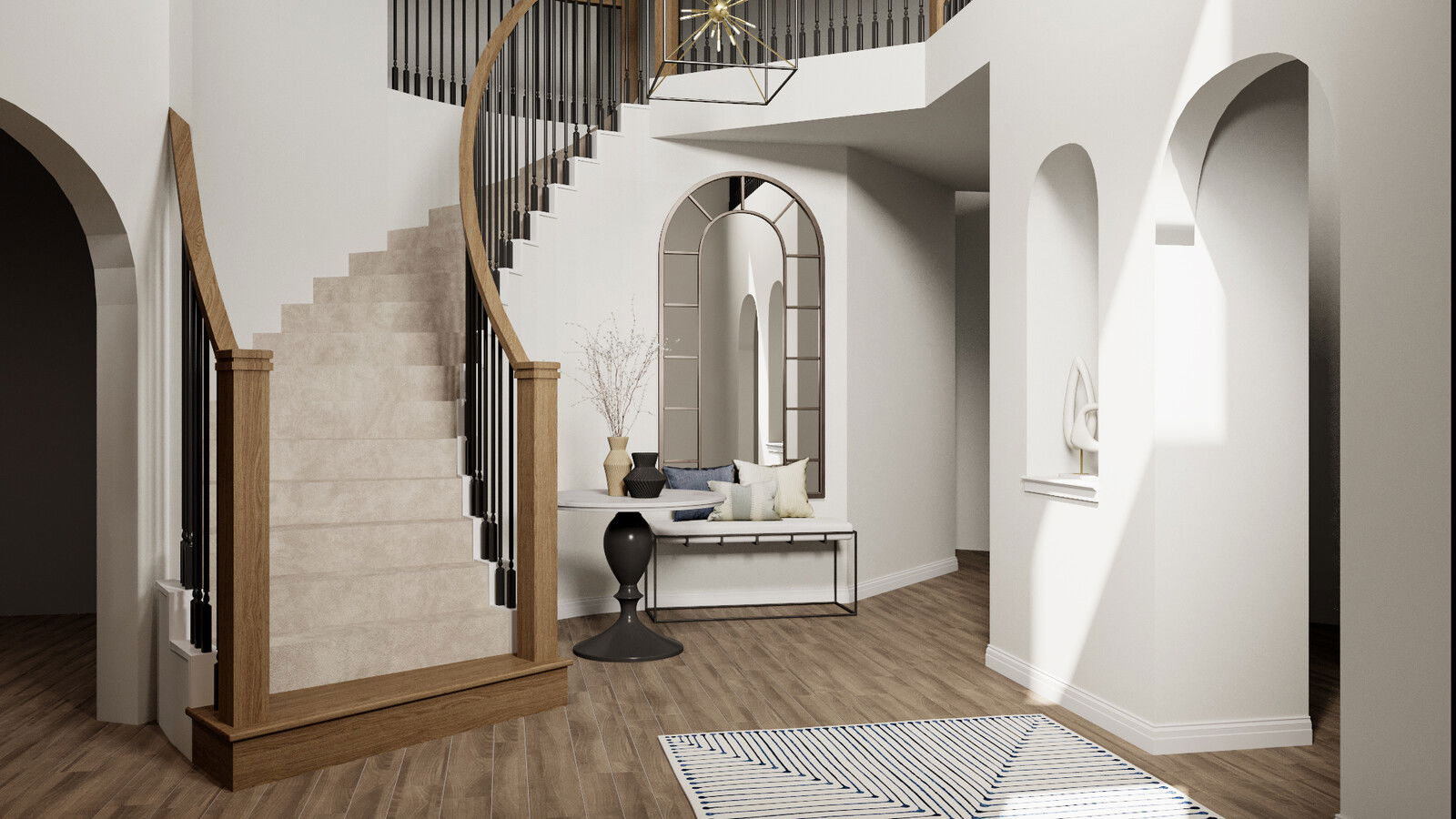 Modelo 3D de pasillo/entrada de diseñador en línea 1