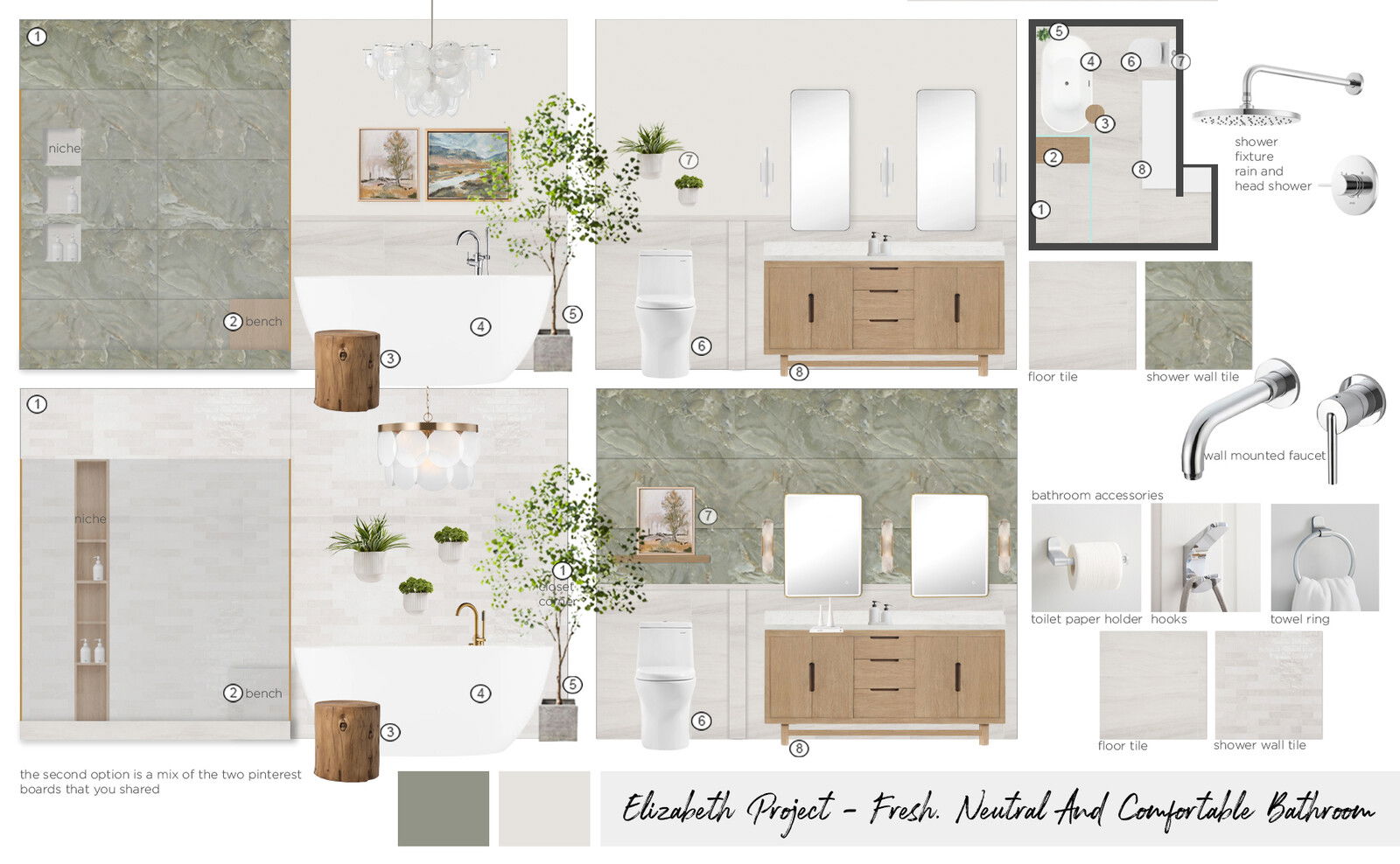 Ideas de Diseño de Interiores para Baños en Línea