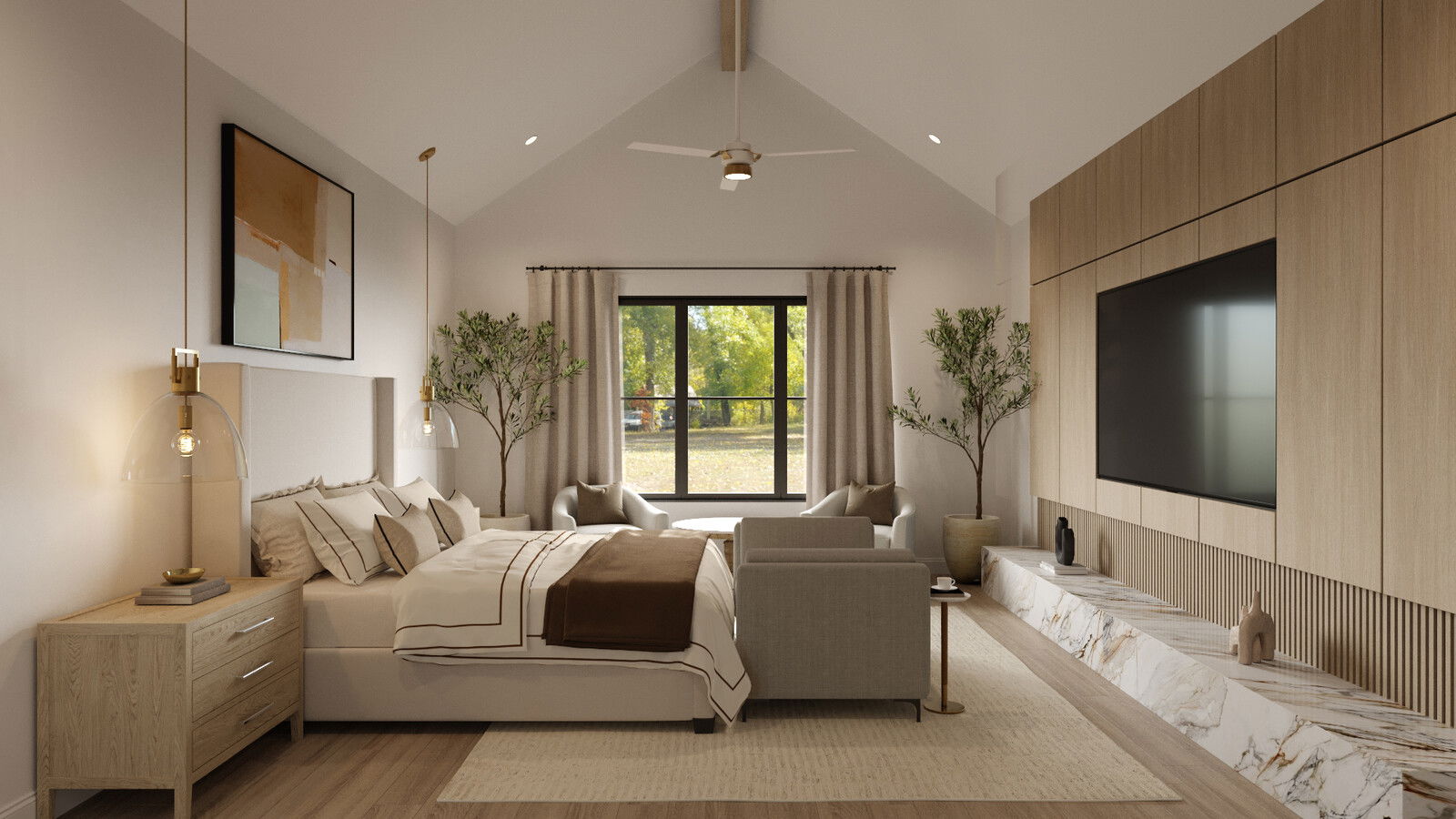 Modern and Elevated Bedroom Remodel 