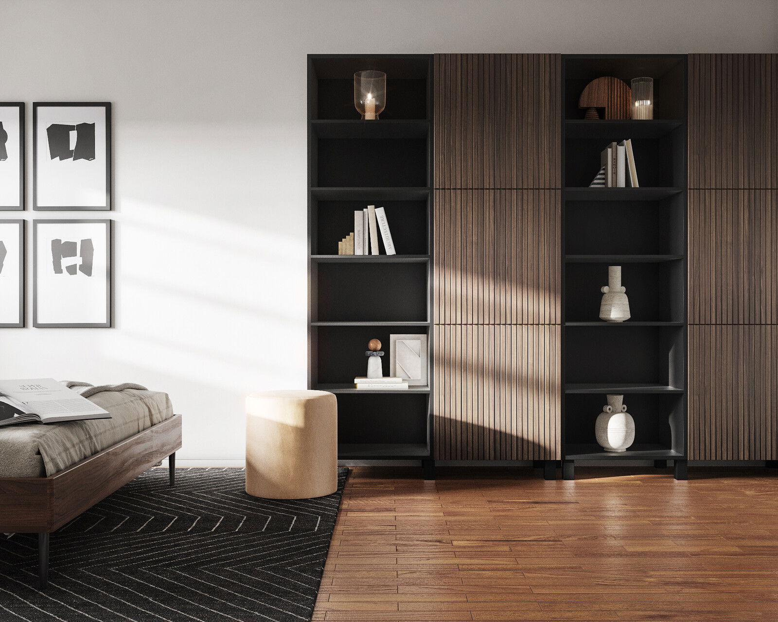 Modelo 3D de Dormitorio del Diseñador en Línea 3