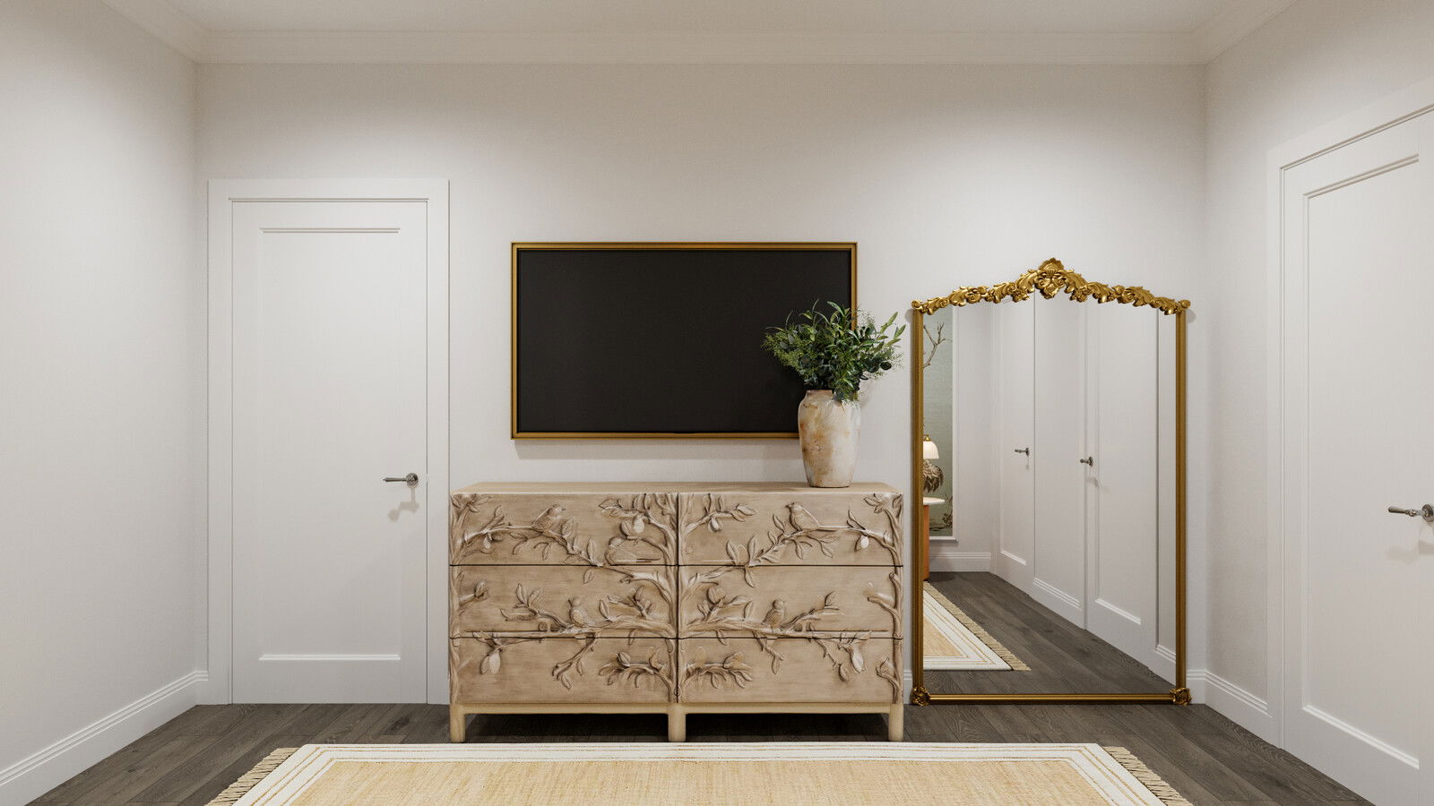 Online Designer Bedroom 3D Model 3