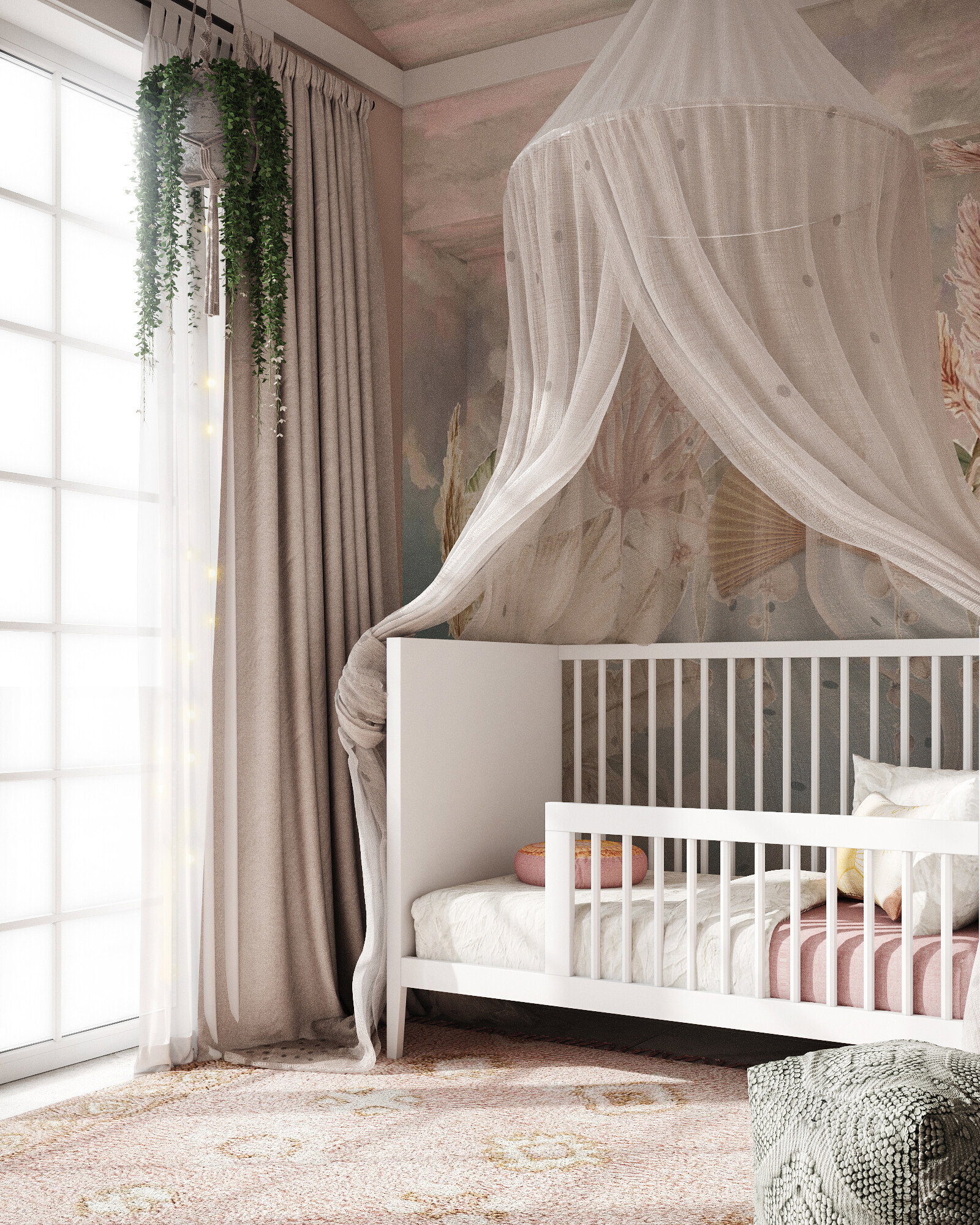 Contemporary Nursery Design Dreamy Pink Nursery Design