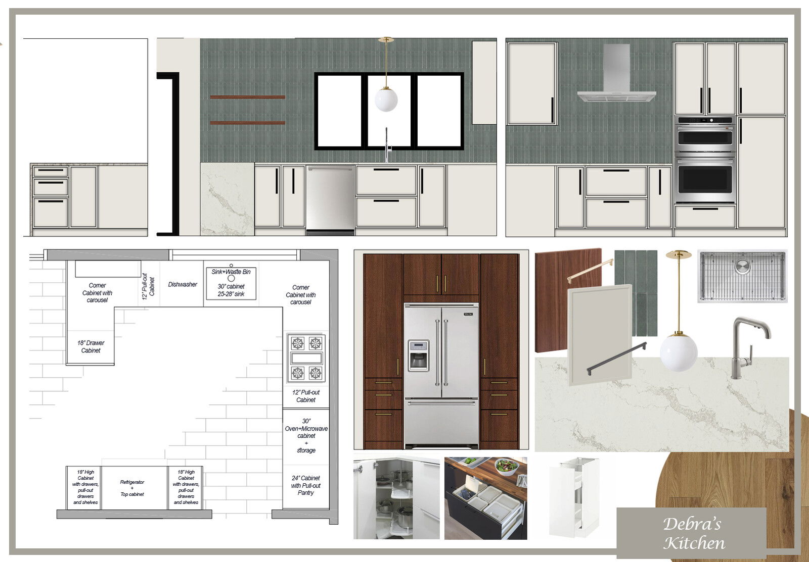 Ideas de Diseño de Interiores de Cocina de Diseñador en Línea