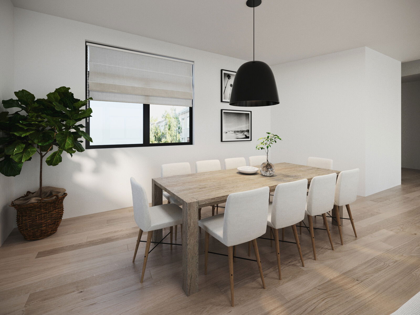 Online Designer Combined Living/Dining 3D Model 3