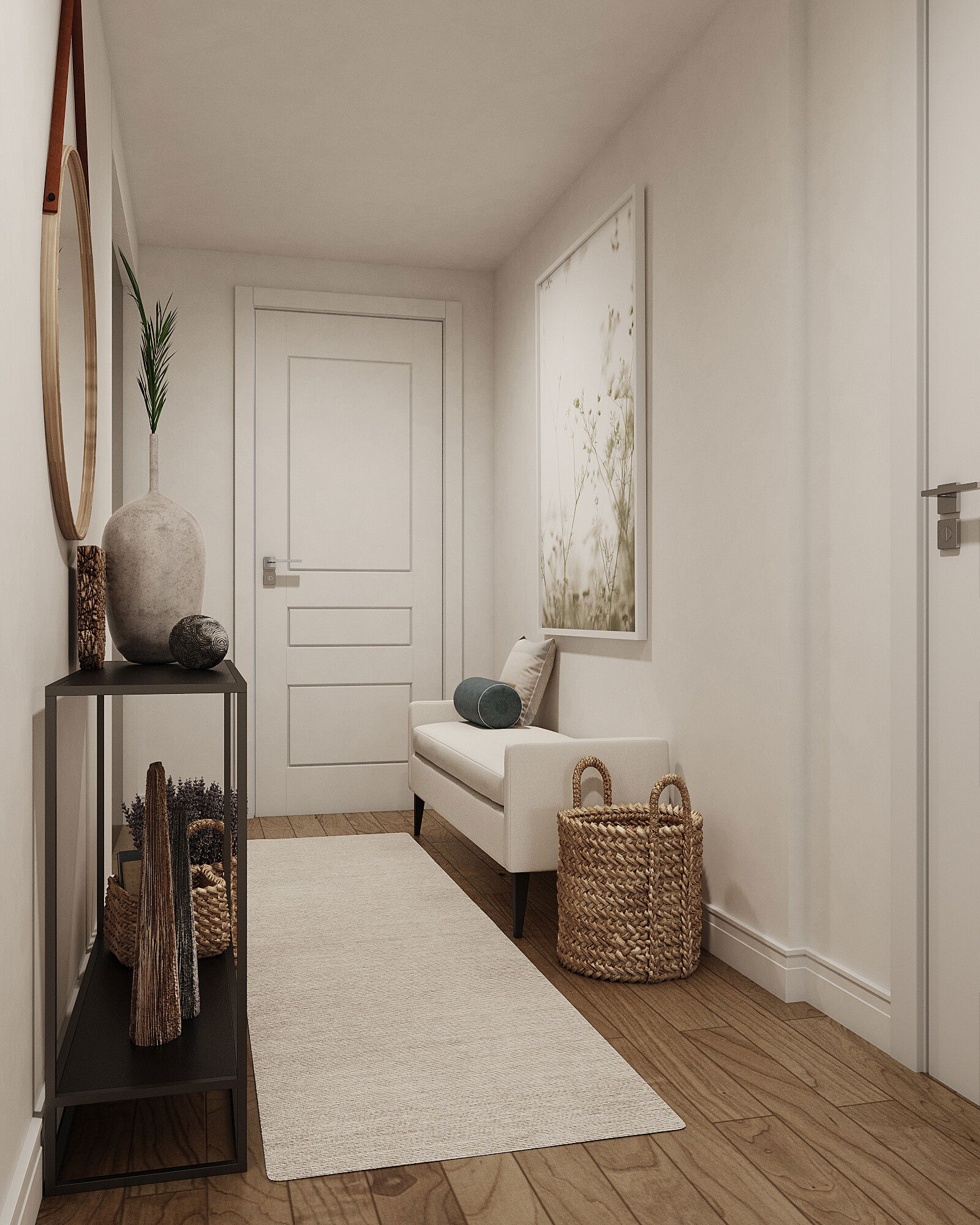 Modelo 3D de pasillo/entrada de diseñador en línea 2