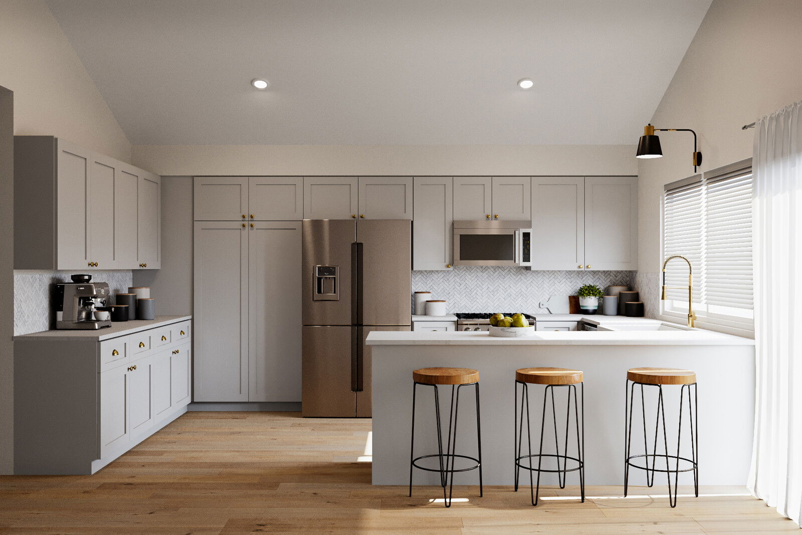 Modelo 3D de Cocina de Diseñador en Línea 1