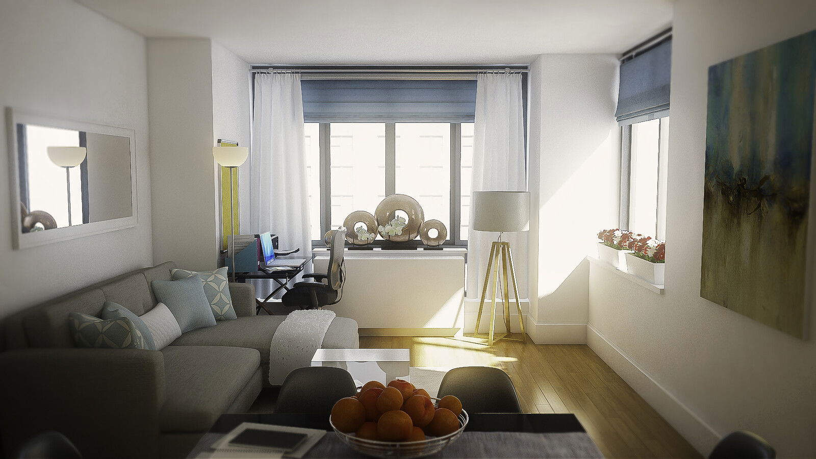 Online Designer Living Room 3D Model 2