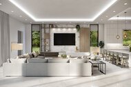 Bright Living Room Interior Design