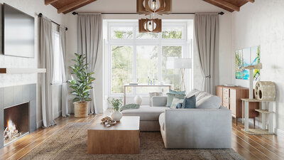 Online design Transitional Living Room by Marve M. thumbnail