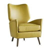 Yellow Leather Chair thumbnail 0