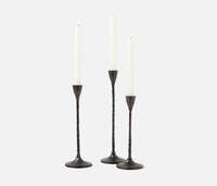 Alina Bronze Candle Holders, Set of 3, Candles & Candle Holder by Blue Pheasant, 48" height x 48" diameter thumbnail 2