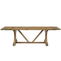 Extendable Light Wood Dining Table, by Modway Furniture, 36" length x 102.5" width x 30" height thumbnail 3