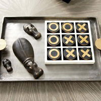 X & 0 Sculpture | Black – Gold – White thumbnail 1