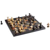 Checkmate Chess Board | Horn, by Cyan Design, 1'0.25" length x 1'0.25" width x 2.75" height thumbnail 1