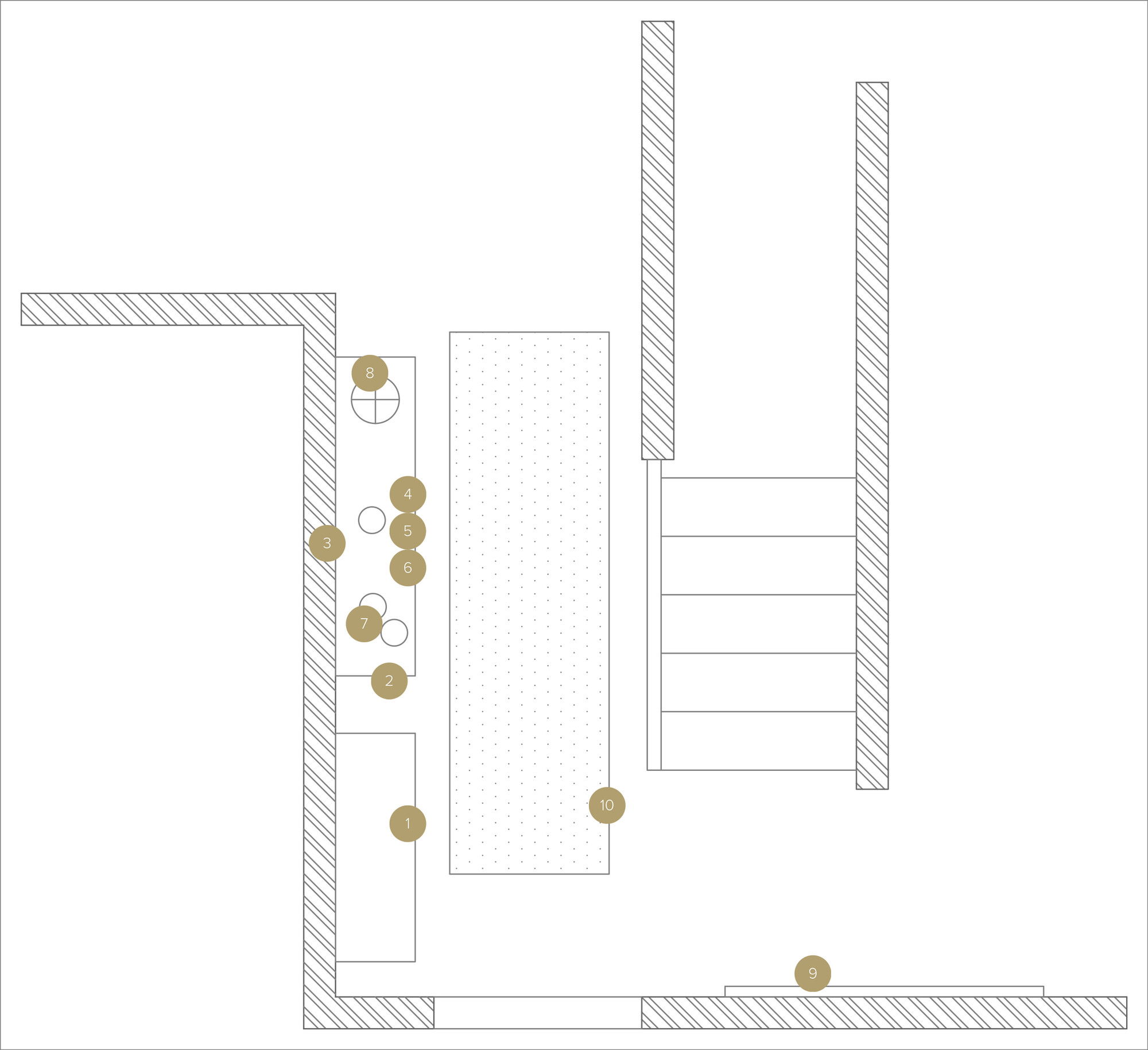 Online Designer Hallway/Entry Floorplan