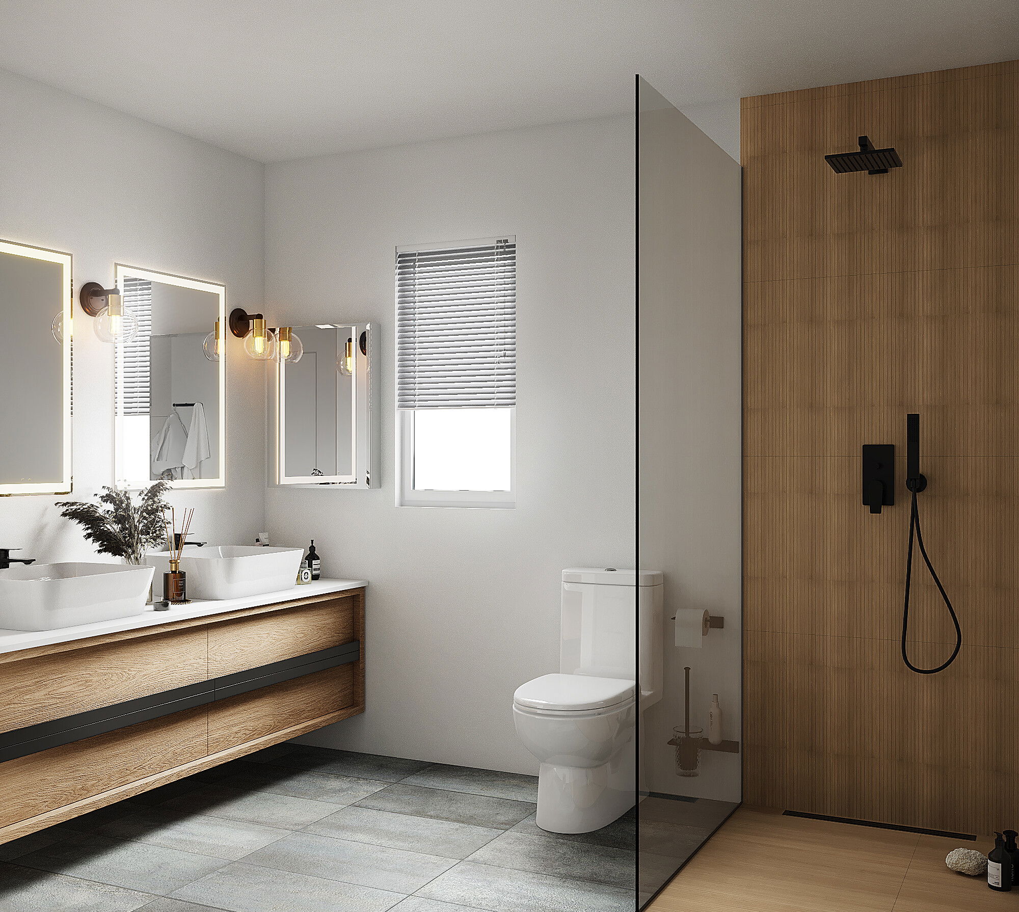 Online Designer Bathroom 3D Model 3