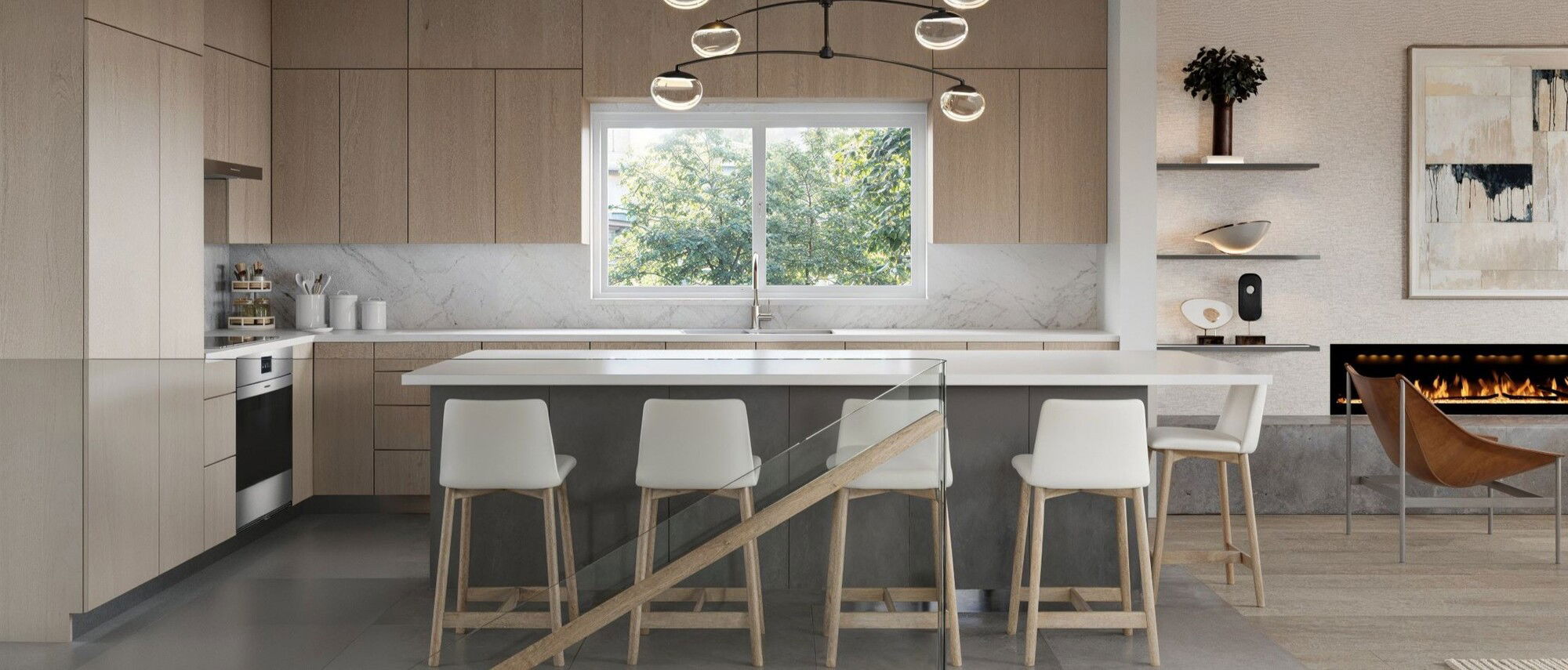 Modern Design for a New Construction Home by affordable Roseville interior designers
