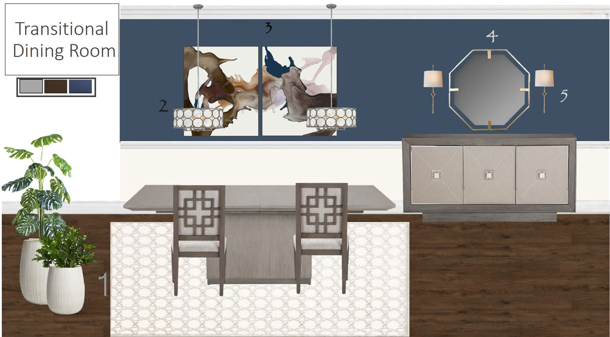 Online Designer Dining Room Interior Design Ideas